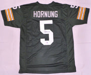 Green Bay Packers Paul Hornung Autographed Green Custom Jersey PSA/DNA #6A51143