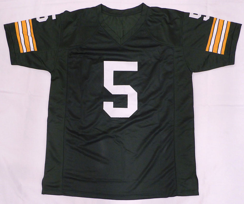 Green Bay Packers Paul Hornung Autographed Green Custom Jersey PSA/DNA #6A51143