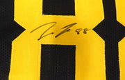 Pittsburgh Steelers Pat Freiermuth Autographed Black Custom Jersey Beckett BAS QR #WZ58523