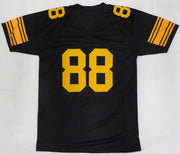 Pittsburgh Steelers Pat Freiermuth Autographed Black Custom Jersey Beckett BAS QR #WZ58523