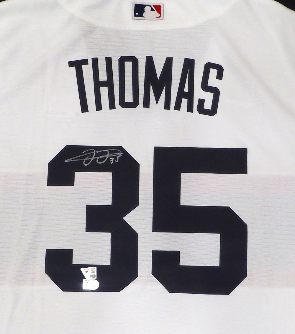 Chicago White Sox Frank Thomas Autographed White Nike Jersey Fanatics Holo #ZL88412486