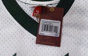 Michigan State Spartans Magic Johnson Autographed White Mitchell & Ness Jersey (Misspelled) Beckett BAS QR #4W062607