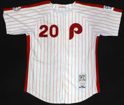 Philadelphia Phillies Mike Schmidt Autographed White Custom Jersey "548 HR" JSA #WIT061359