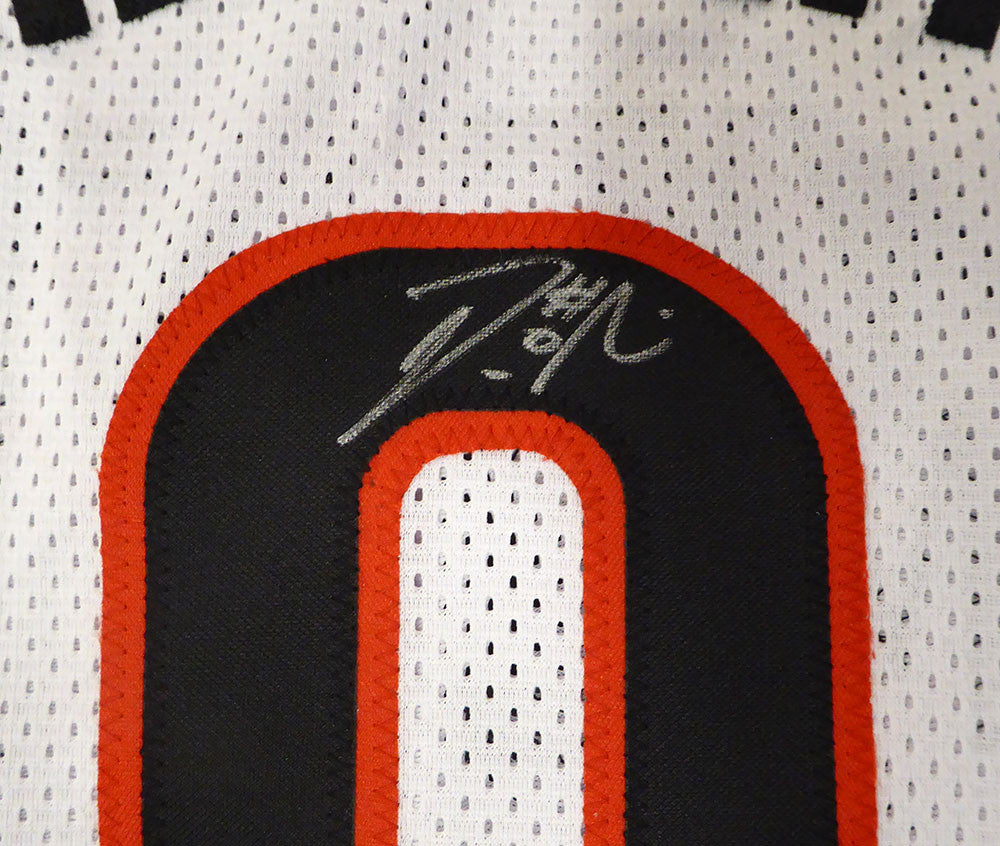 Portland Trail Blazers Damian Lillard Autographed White Custom Jersey Beckett BAS QR #BR50202