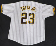 San Diego Padres Fernando Tatis Jr. Autographed White Custom Jersey Beckett BAS QR #WU84323