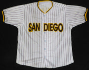 San Diego Padres Fernando Tatis Jr. Autographed White Custom Jersey Beckett BAS QR #WU84323