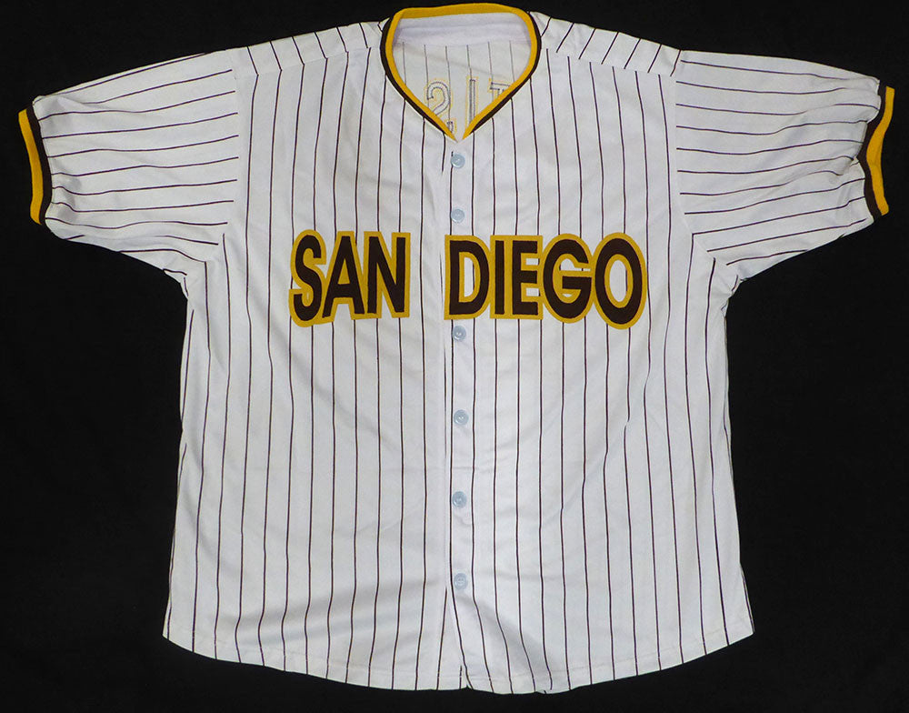 San Diego Padres Fernando Tatis Jr. Autographed White Custom Jersey Beckett BAS QR #WU84323
