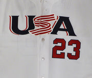 WBC Team USA Mark Teixeira Autographed White Authentic Majestic Jersey MLB Holo #MT00727885