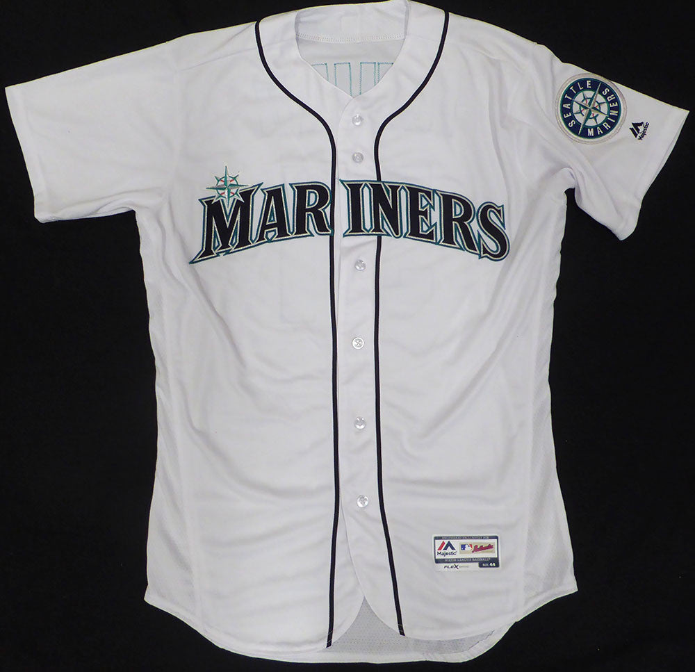 Seattle Mariners Ichiro Suzuki Autographed White Authentic Majestic Jersey MLB Holo #JD345231