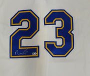 Seattle Mariners Nelson Cruz Autographed Cream Authentic Majestic Jersey MLB Holo #HZ726832