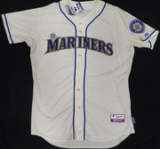 Seattle Mariners Nelson Cruz Autographed Cream Authentic Majestic Jersey MLB Holo #HZ726832