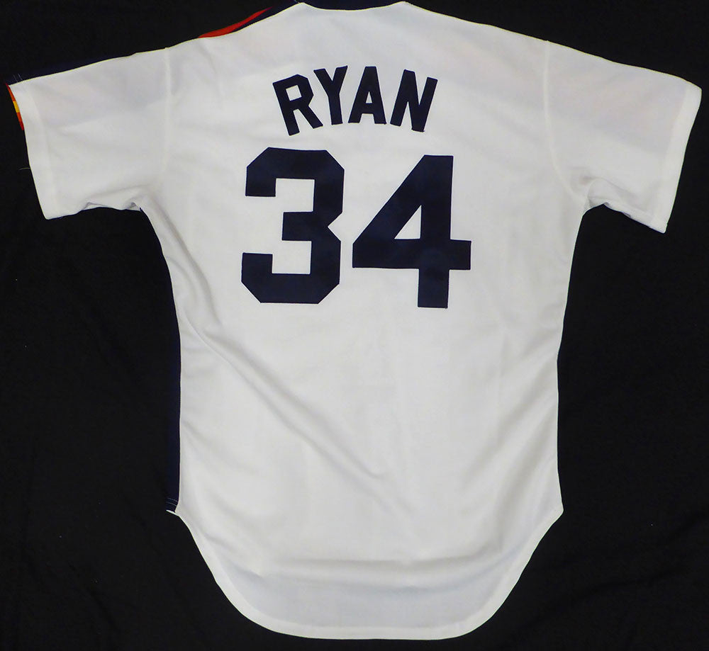 Houston Astros Nolan Ryan Autographed White Rawlings Jersey JSA #U89958