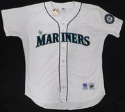 Seattle Mariners Ken Griffey Jr. Autographed White Authentic Russell Jersey UDA Holo #BAF95495