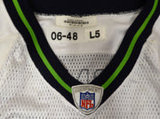 Seattle Seahawks Walter Jones Autographed White 2006 Reebok Authentic Jersey Beckett BAS QR #BU86958