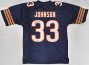 Chicago Bears Jaylon Johnson Autographed Blue Jersey Beckett BAS QR #BN16475