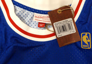 Phildelphia 76ers Allen Iverson Autographed Blue Authentic Mitchell & Ness Jersey Beckett BAS QR #3W343404