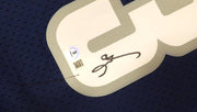 Georgetown Bulldogs Allen Iverson Autographed Blue Authentic Mitchell & Ness Jersey Beckett BAS QR #3W343403