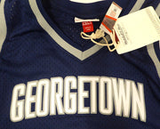 Georgetown Bulldogs Allen Iverson Autographed Blue Authentic Mitchell & Ness Jersey Beckett BAS QR #3W343403