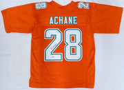 Miami Dolphins De'Von Achane Autographed Orange Jersey Beckett BAS QR #2W731784