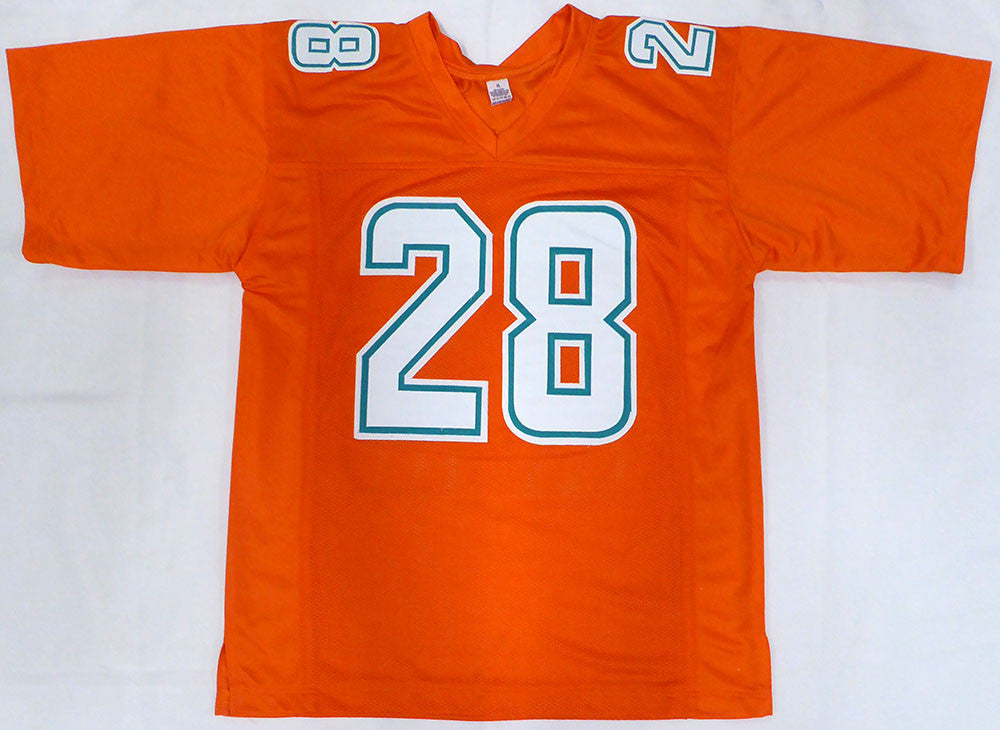 Miami Dolphins De'Von Achane Autographed Orange Jersey Beckett BAS QR #2W731784