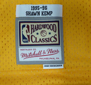 Seattle Supersonics Shawn Kemp Autographed Green Authentic Mitchell & Ness Jersey "Reign Man" Beckett BAS QR #4W199988