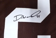 Cleveland Browns Denzel Ward Autographed Brown Jersey Beckett BAS QR #BL58246