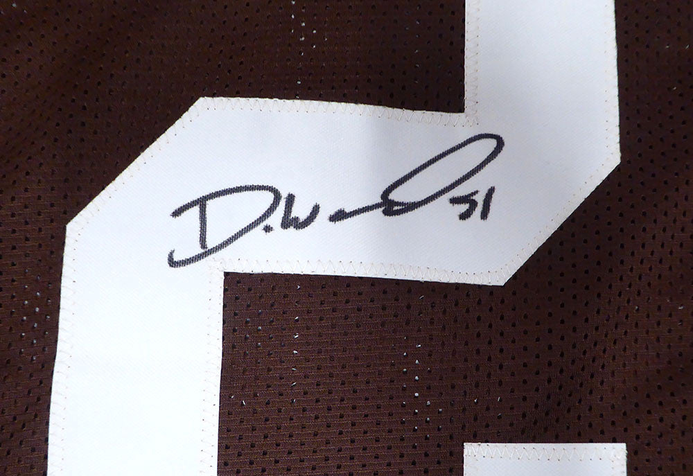 Cleveland Browns Denzel Ward Autographed Brown Jersey Beckett BAS QR #BL58246