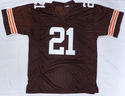 Cleveland Browns Denzel Ward Autographed Brown Jersey Beckett BAS QR #BL58246