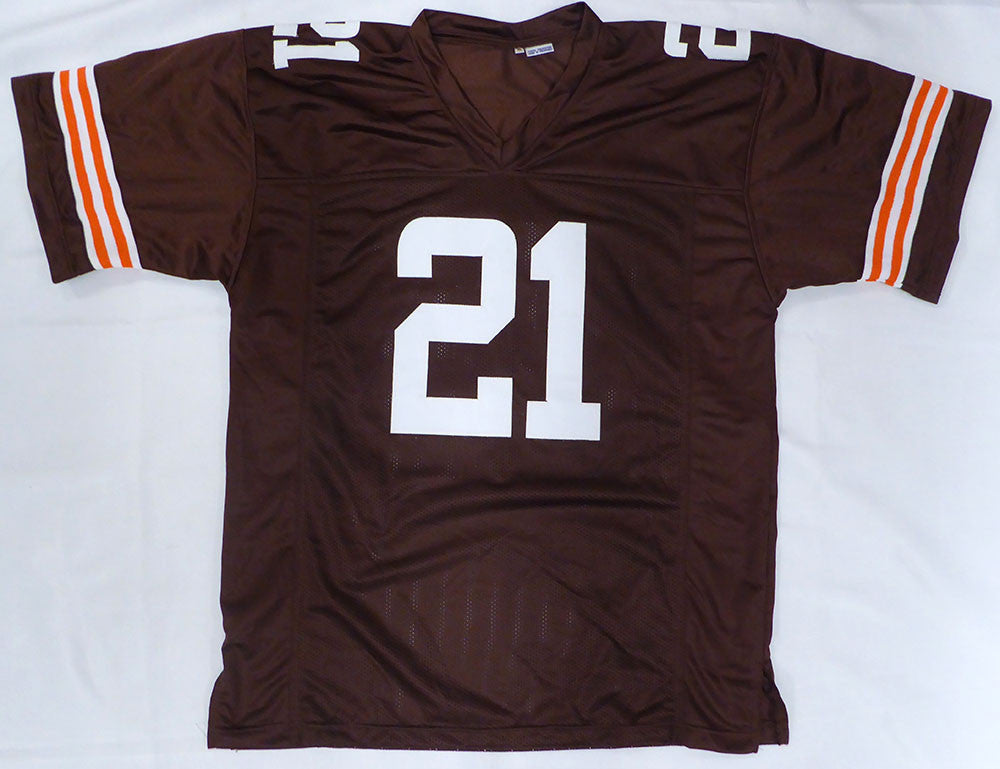 Cleveland Browns Denzel Ward Autographed Brown Jersey Beckett BAS QR #BL58246