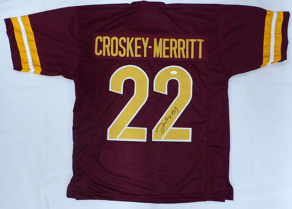 Washington Commanders Jacory Croskey-Merritt Autographed Maroon Jersey JSA #SD104985