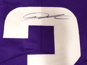 Minnesota Vikings Jordan Addison Autographed Purple Jersey Beckett BAS QR #2W886080