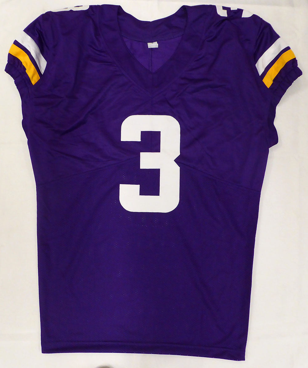 Minnesota Vikings Jordan Addison Autographed Purple Jersey Beckett BAS QR #2W886080