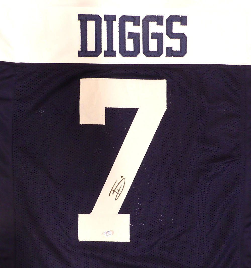 Dallas Cowboys Trevon Diggs Autographed Blue Jersey PSA/DNA #3T29724
