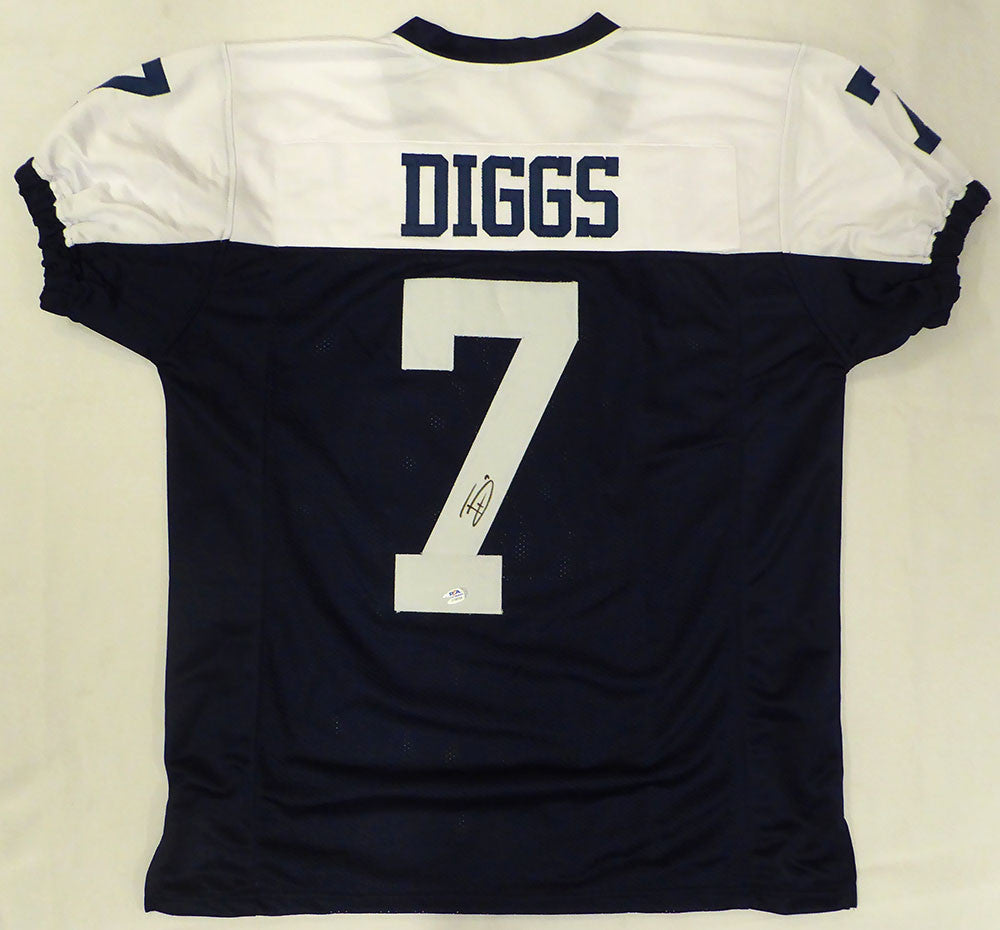 Dallas Cowboys Trevon Diggs Autographed Blue Jersey PSA/DNA #3T29724