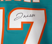 Miami Dolphins Jaylon Waddle Autographed Teal Nike Jersey Fanatics Holo #DQ16444914