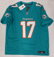 Miami Dolphins Jaylon Waddle Autographed Teal Nike Jersey Fanatics Holo #DQ16444914
