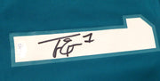 Jacksonville Jaguars Travis Etienne Autographed Teal Nike Jersey JSA #AU30140