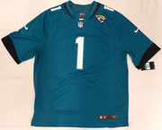 Jacksonville Jaguars Travis Etienne Autographed Teal Nike Jersey JSA #AU30140