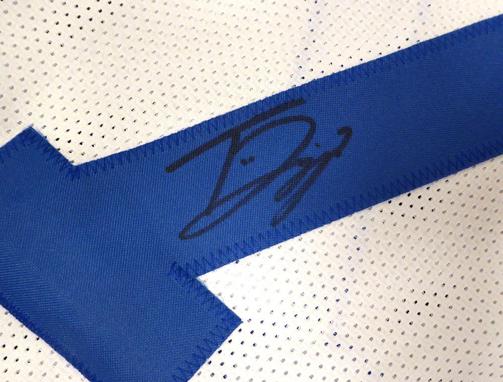 Dallas Cowboys Trevon Diggs Autographed White Jersey SKU #266631