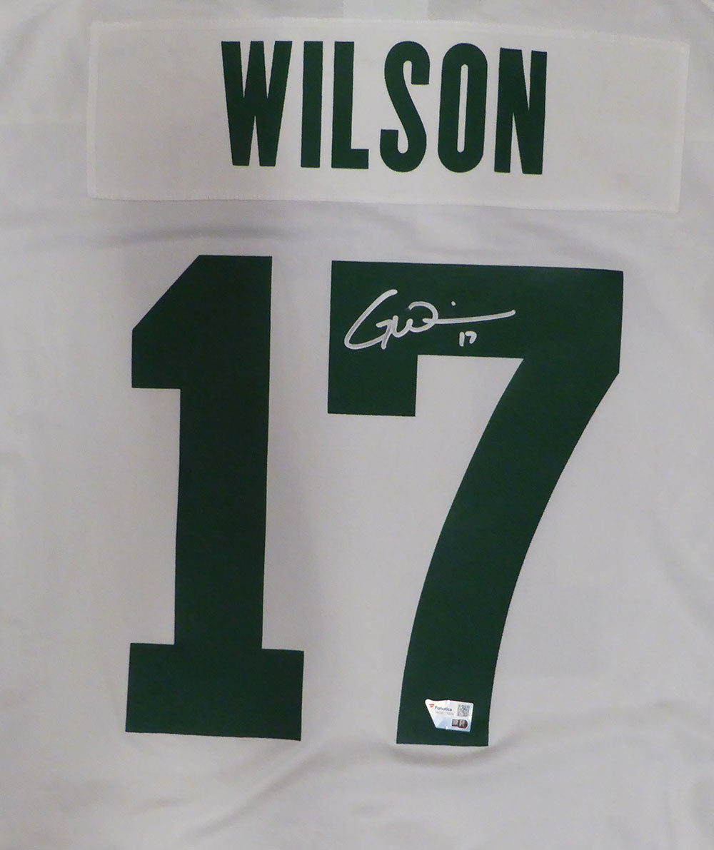 New York Jets Garrett Wilson Autographed White Nike Jersey Fanatics Holo #NB38109239