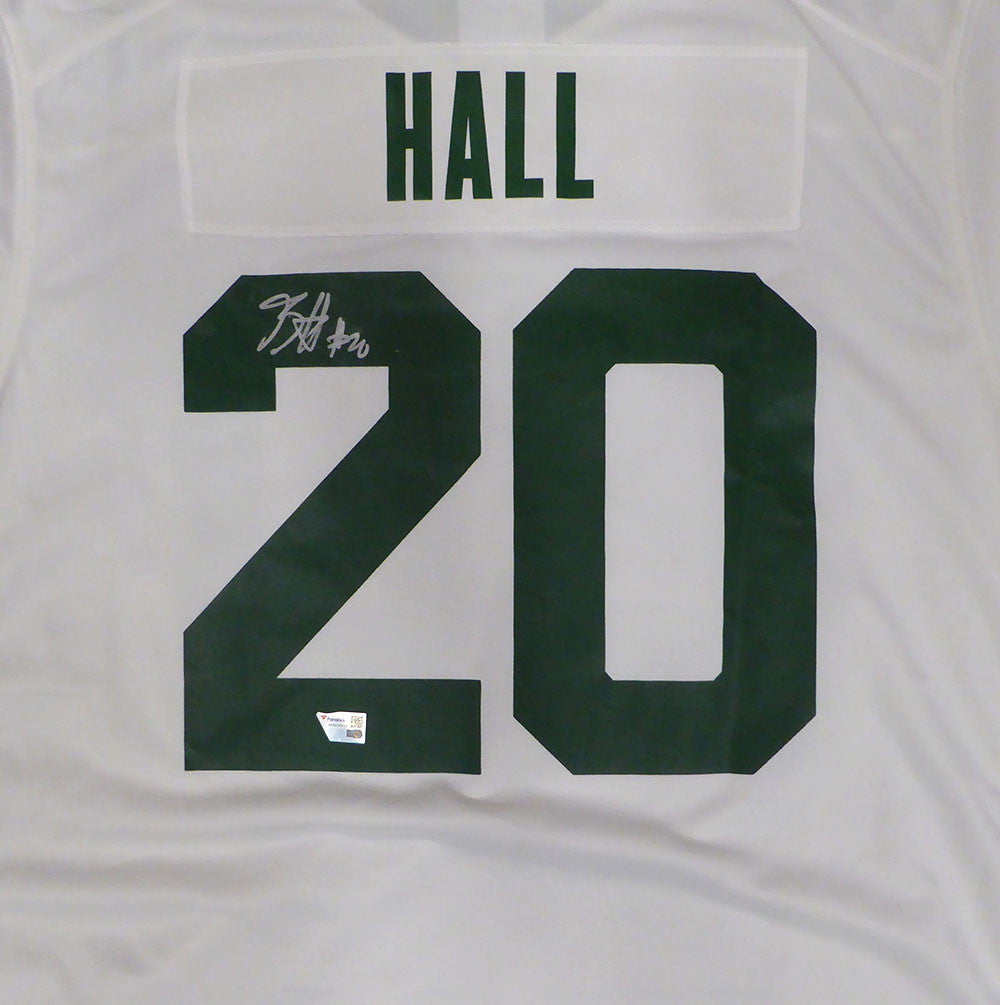 New York Jets Breece Hall Autographed White Nike Jersey Fanatics Holo #NB38150143
