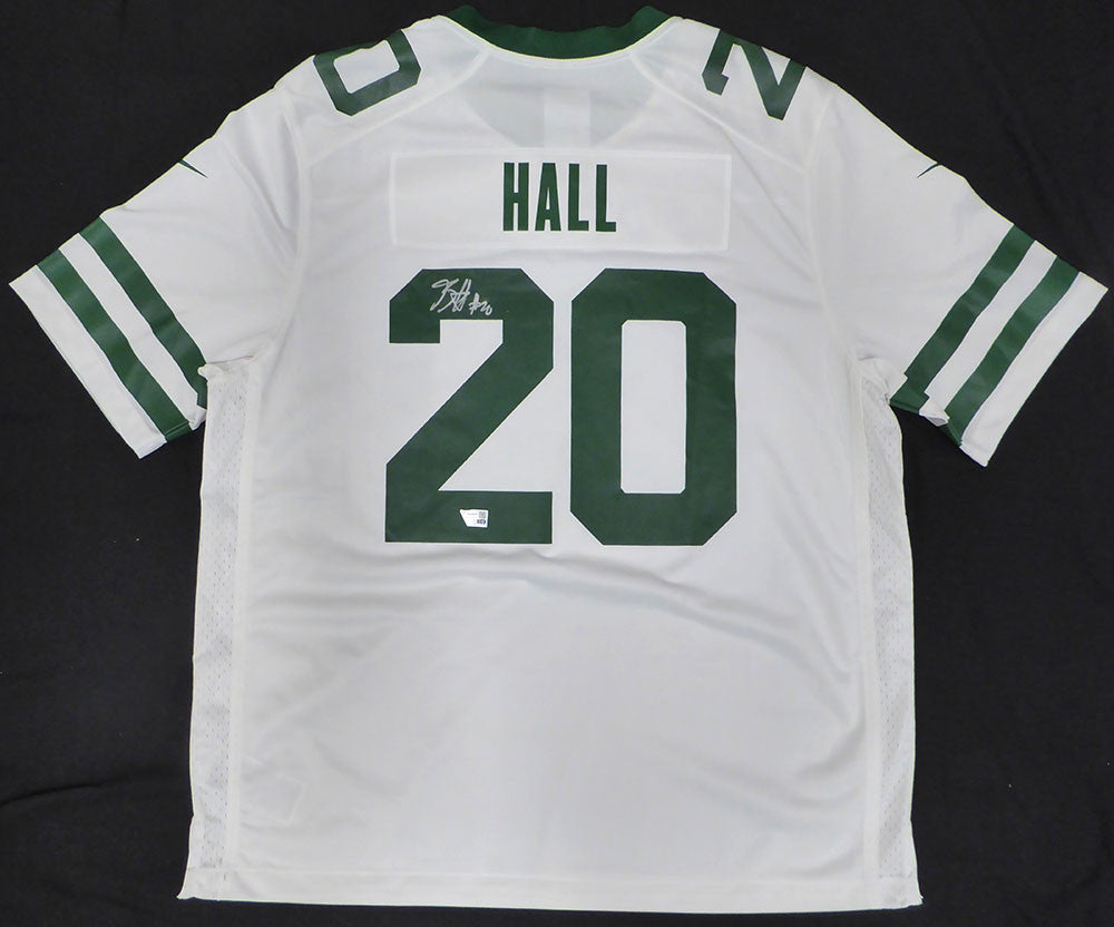 New York Jets Breece Hall Autographed White Nike Jersey Fanatics Holo #NB38150143