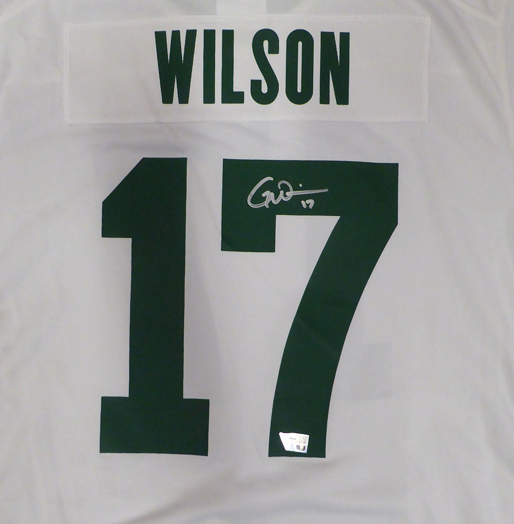 New York Jets Garrett Wilson Autographed White Nike Jersey Fanatics Holo #NB38109194