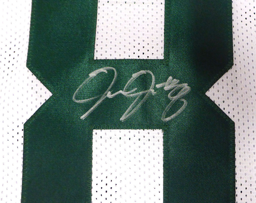 Green Bay Packers Josh Jacobs Autographed White Jersey Beckett BAS QR #1W702504