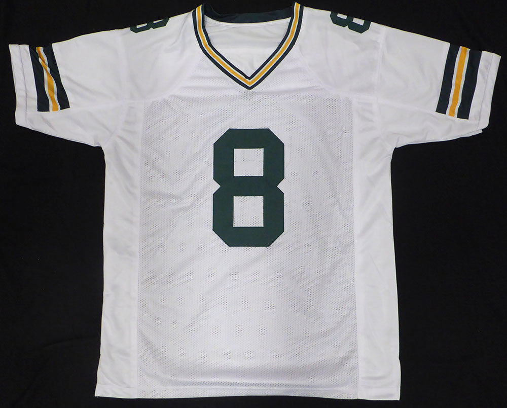 Green Bay Packers Josh Jacobs Autographed White Jersey Beckett BAS QR #1W702504