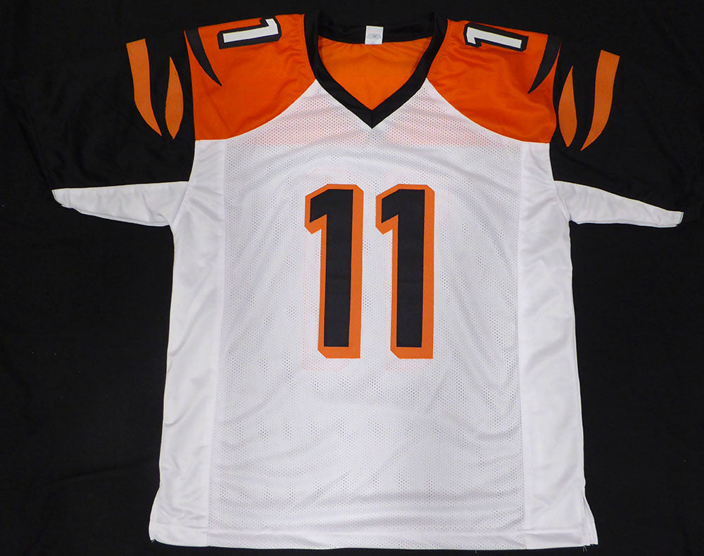 Cincinnati Bengals John Ross Autographed White Jersey Beckett BAS QR #4W326794