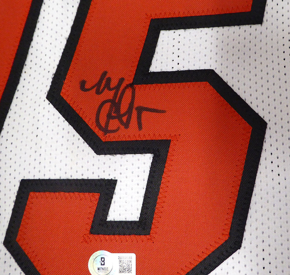 Miami Heat Mario Chalmers Autographed White Jersey Beckett BAS QR #2W839944