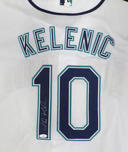Seattle Mariners Jarred Kelenic Autographed White Jersey JSA #WIT032770