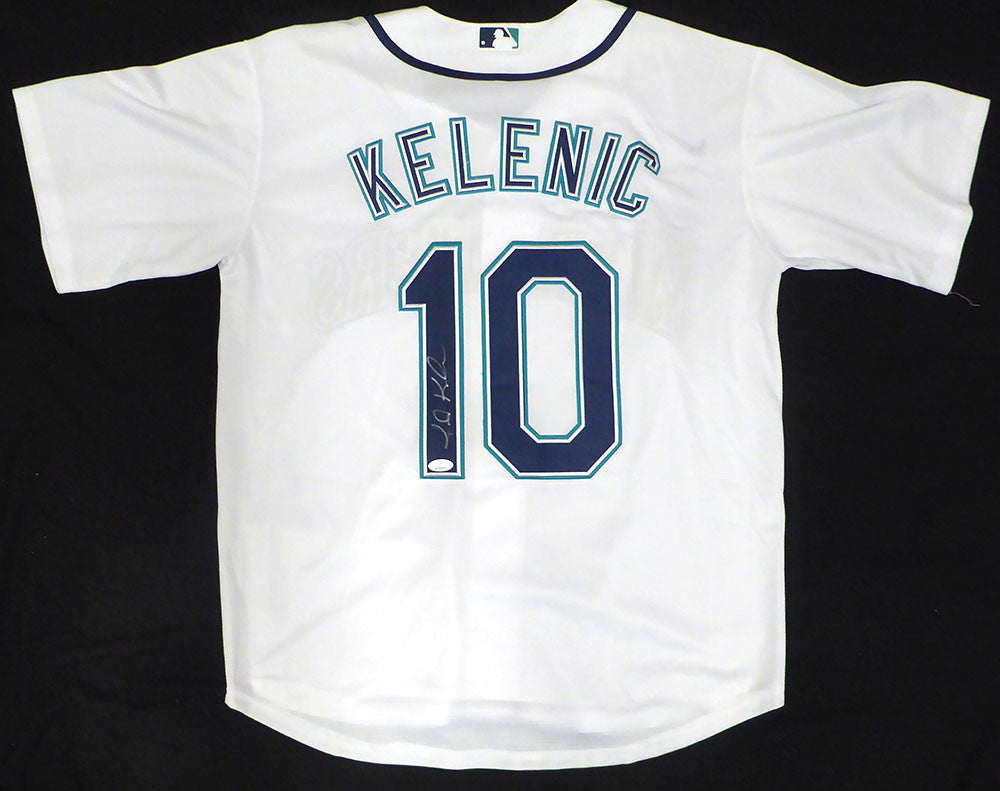 Seattle Mariners Jarred Kelenic Autographed White Jersey JSA #WIT032770
