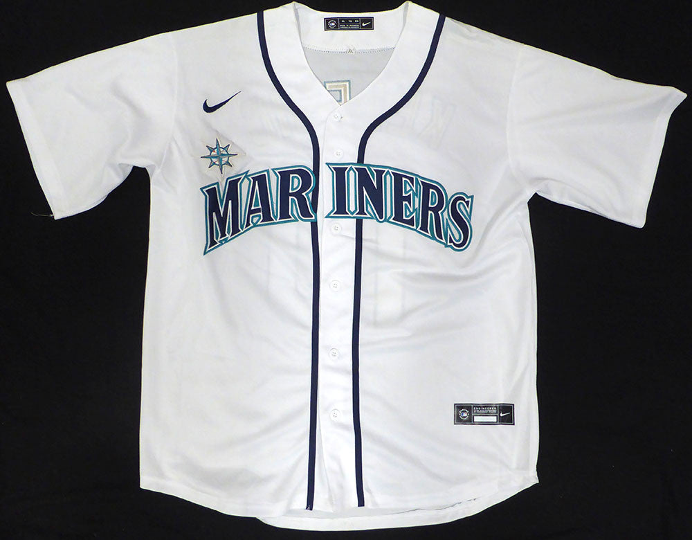 Seattle Mariners Jarred Kelenic Autographed White Jersey JSA #WIT032770